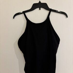 Lululemon High Neck Cropped Tank Black